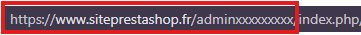 Back office URL (optional but recommended)